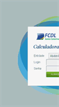 Mobile Screenshot of calculadoradolojista.cdl-sc.org.br